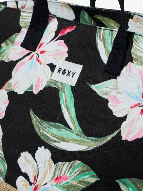 Waikiki Life Tote Bag - Anthracite Spring Charming Bags,Backpacks & Luggage Roxy