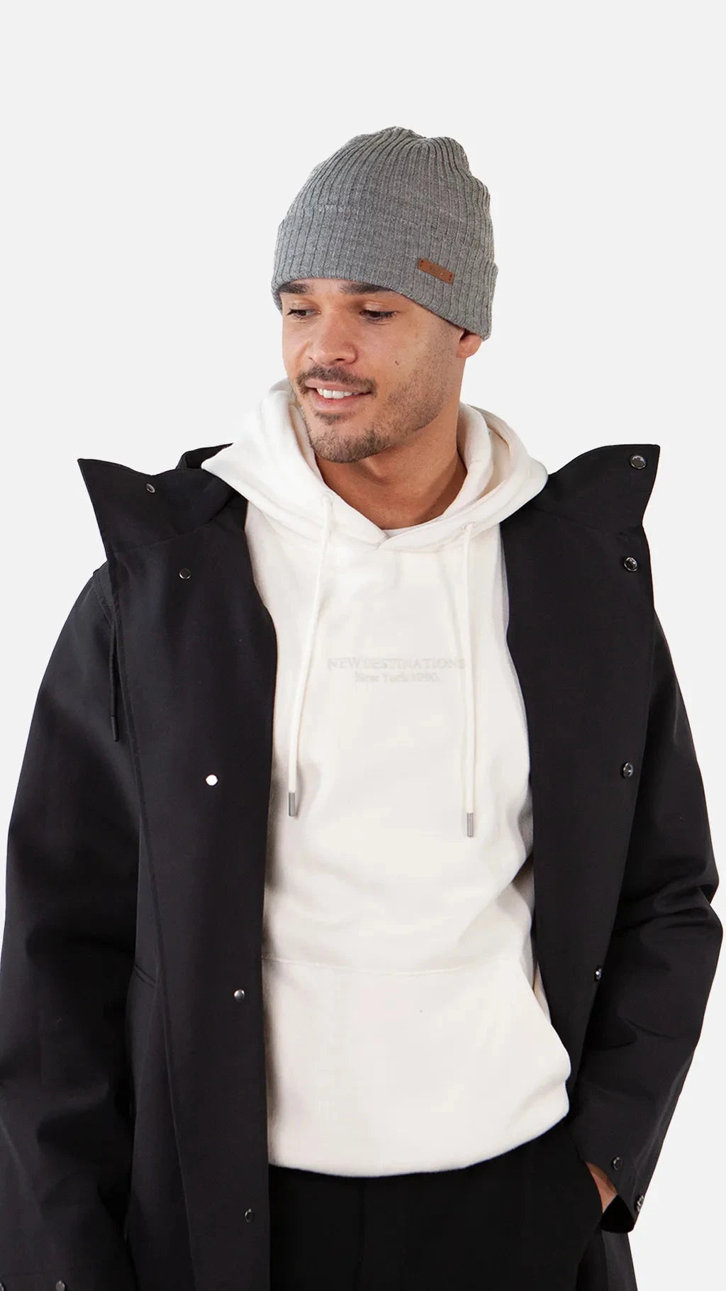 Wilbert Turnup - Heather Grey Men's Hats,Caps&Beanies Barts
