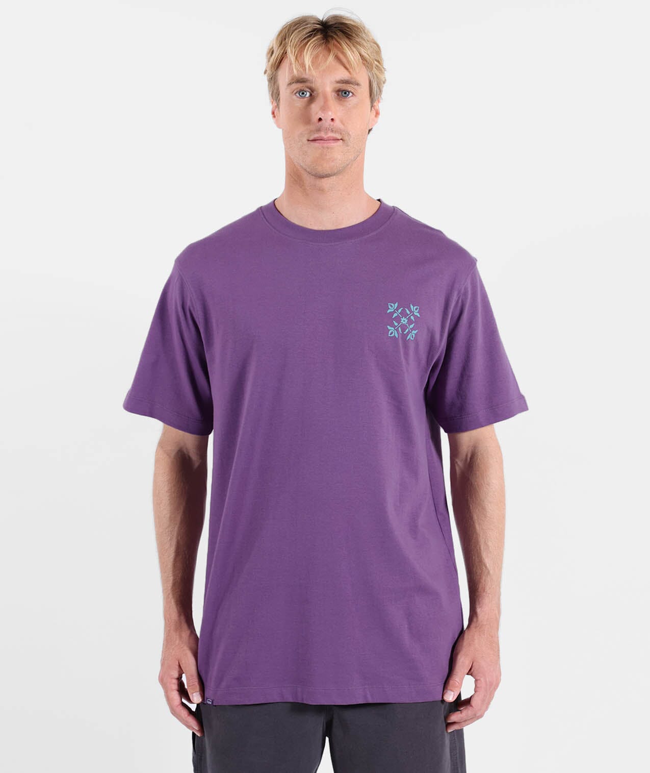 Woozy Tee - Purple Men's T-Shirts & Vests Oxbow S