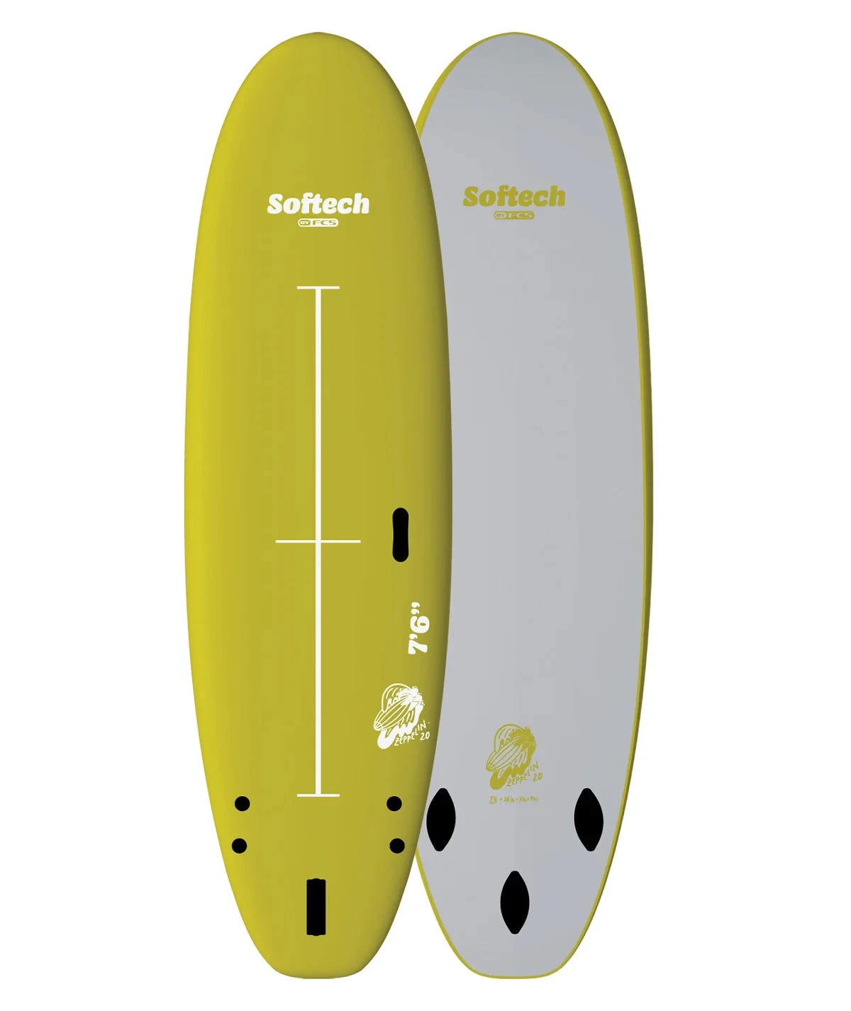 Zeppelin 2.0 Softboard 7'6 - Yellow Softboard Softech