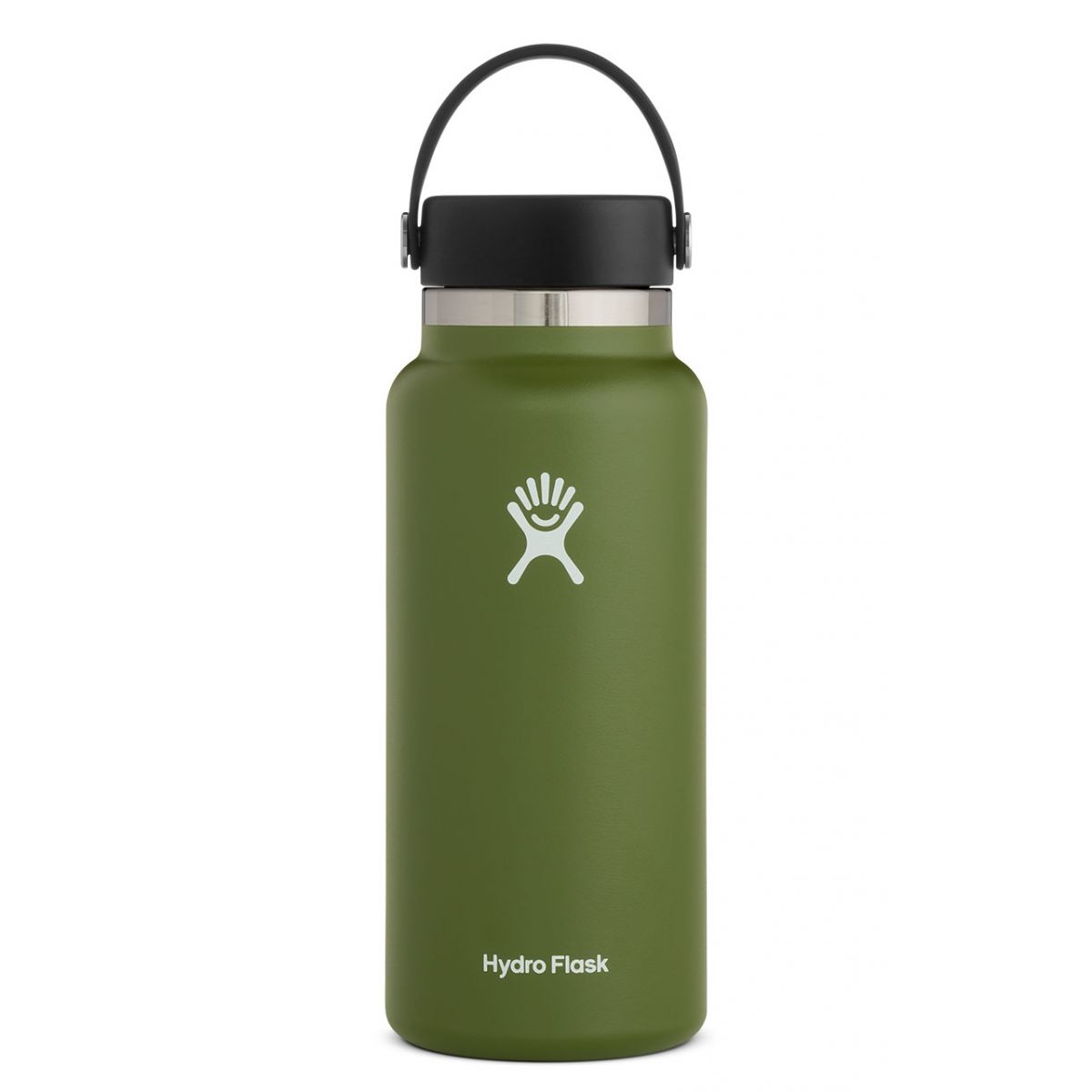 32oz Wide Mouth Flex Cap Flask Accessories Hydro Flask Olive
