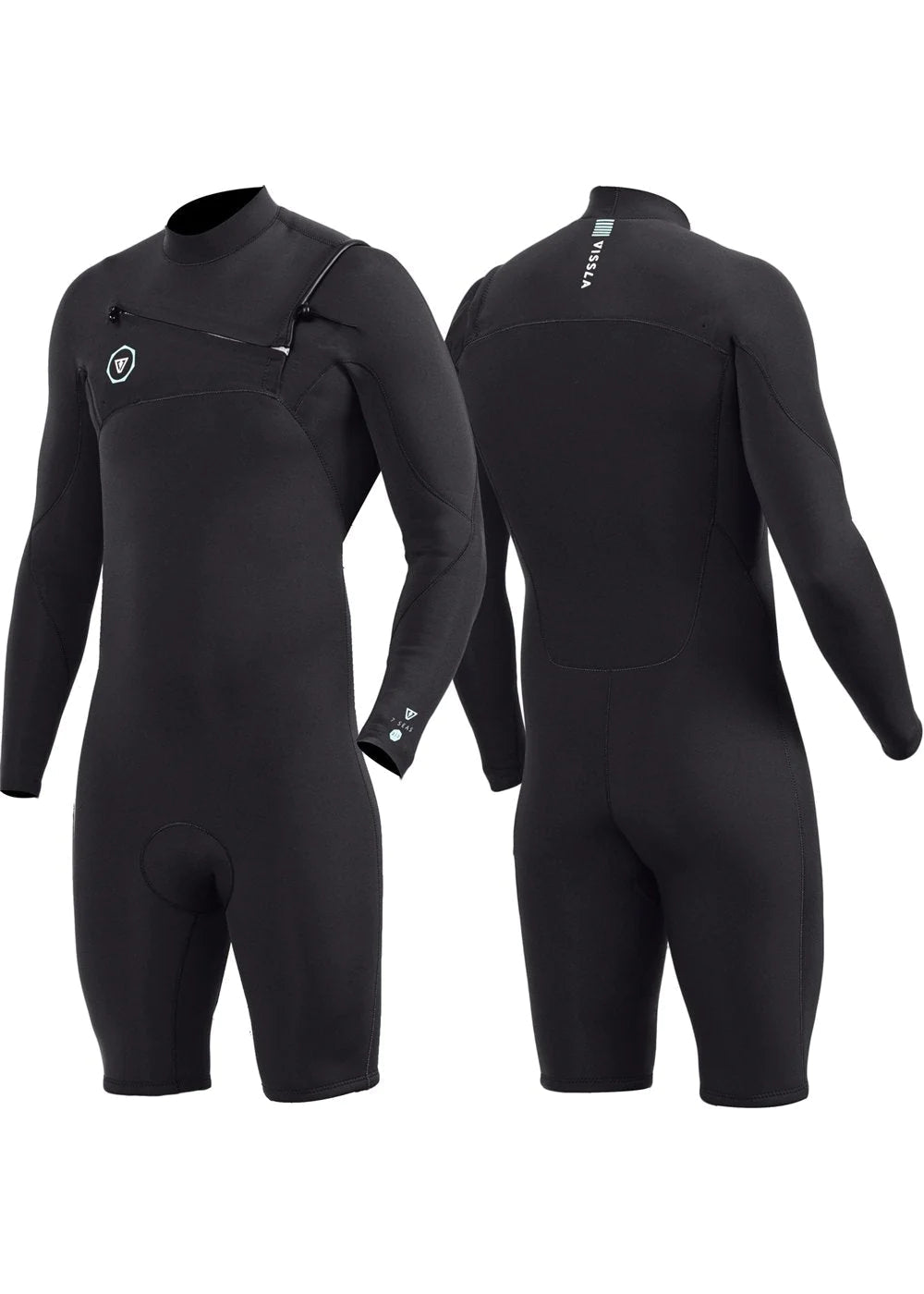 7 Seas Long Sleeve Spring Suit 2mm - Black Wetsuits Vissla S