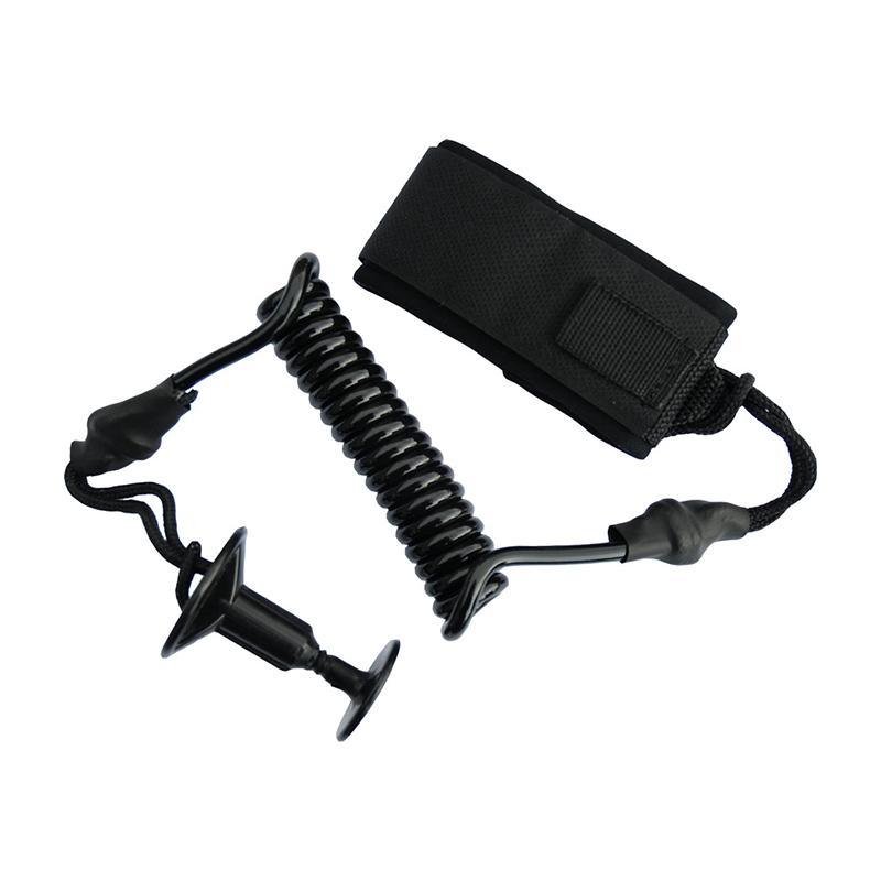Basic Coiled Bodyboard Leash and Plug Leashes Alder