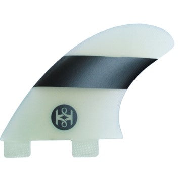 California Side Bites (FCS Compatible Twin Tab) Fins Koalition Clear/Black