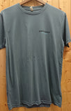 Cool Water T-Shirt - Charcoal (blue logo) Men's T-Shirts & Vests Bathsheba Surf 