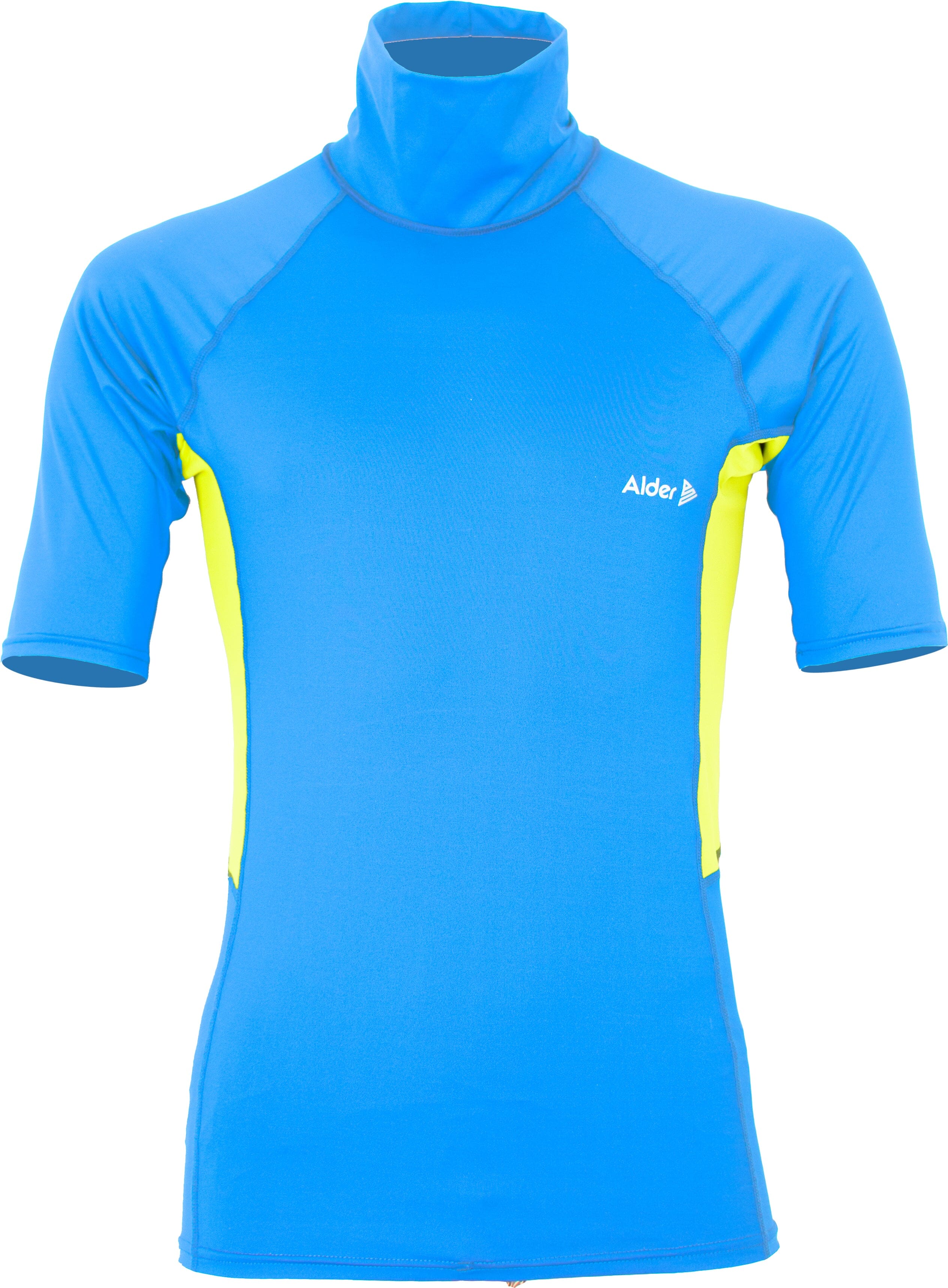 Cruz Short Sleeve Rash Vest - Blue Men's Rash Vests & Shorts Alder S