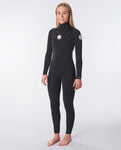 Dawn Patrol 5/3mm Chest Zip - Black (2022) Women's wetsuits Rip Curl women US4/UK6 