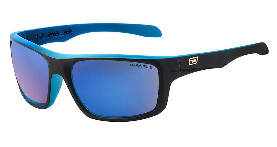 DD Axle-Satin Black Crystal Blue-Grey|Blue Mirror Polarised Sunglasses Dirty Dogs