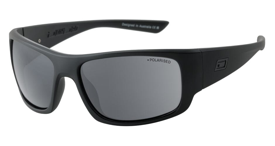 DD Gorilla - Satin Black/Grey Polarised Sunglasses Dirty Dogs