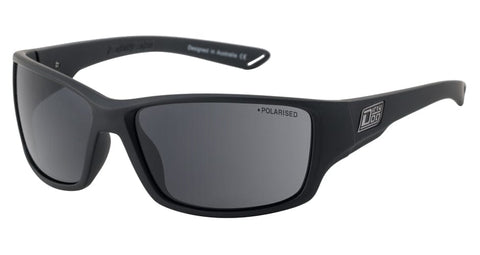 DD Virtual - Satin Black/Grey Polarised Sunglasses Dirty Dogs 