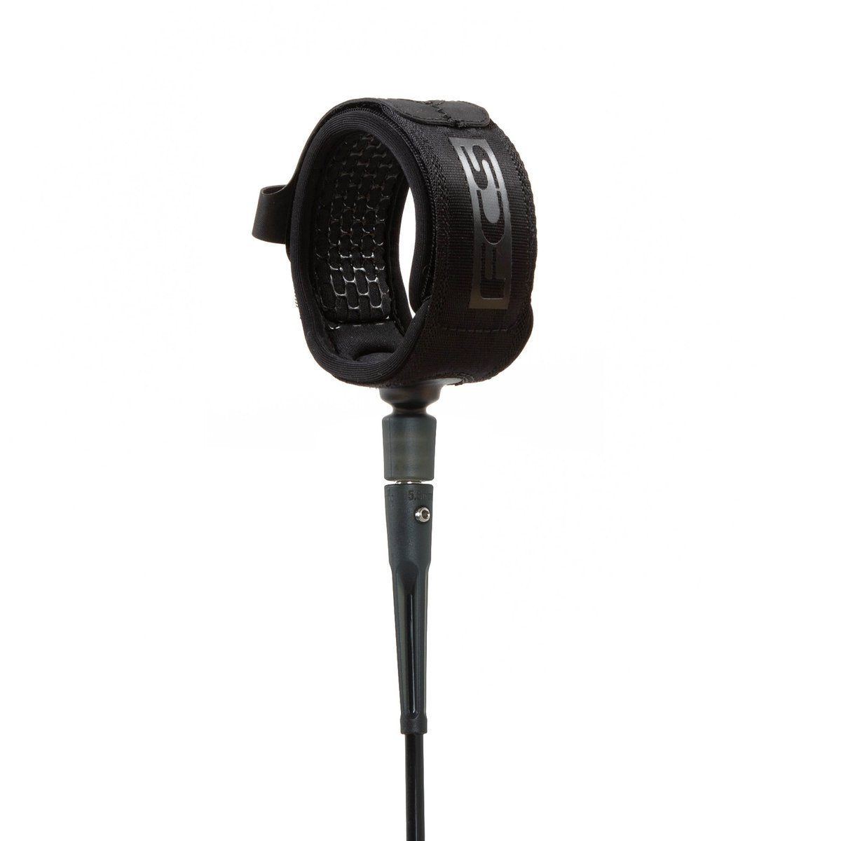 FCS 8' All Round Essential Leash Leashes FCS Black