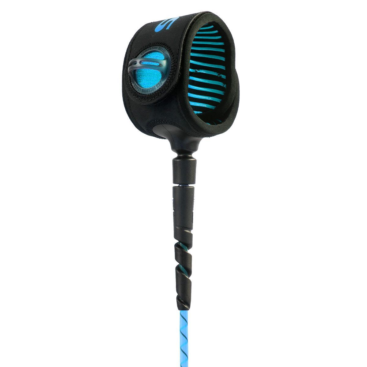FCS Freedom Helix 7' Leash Leashes FCS Blue/Black