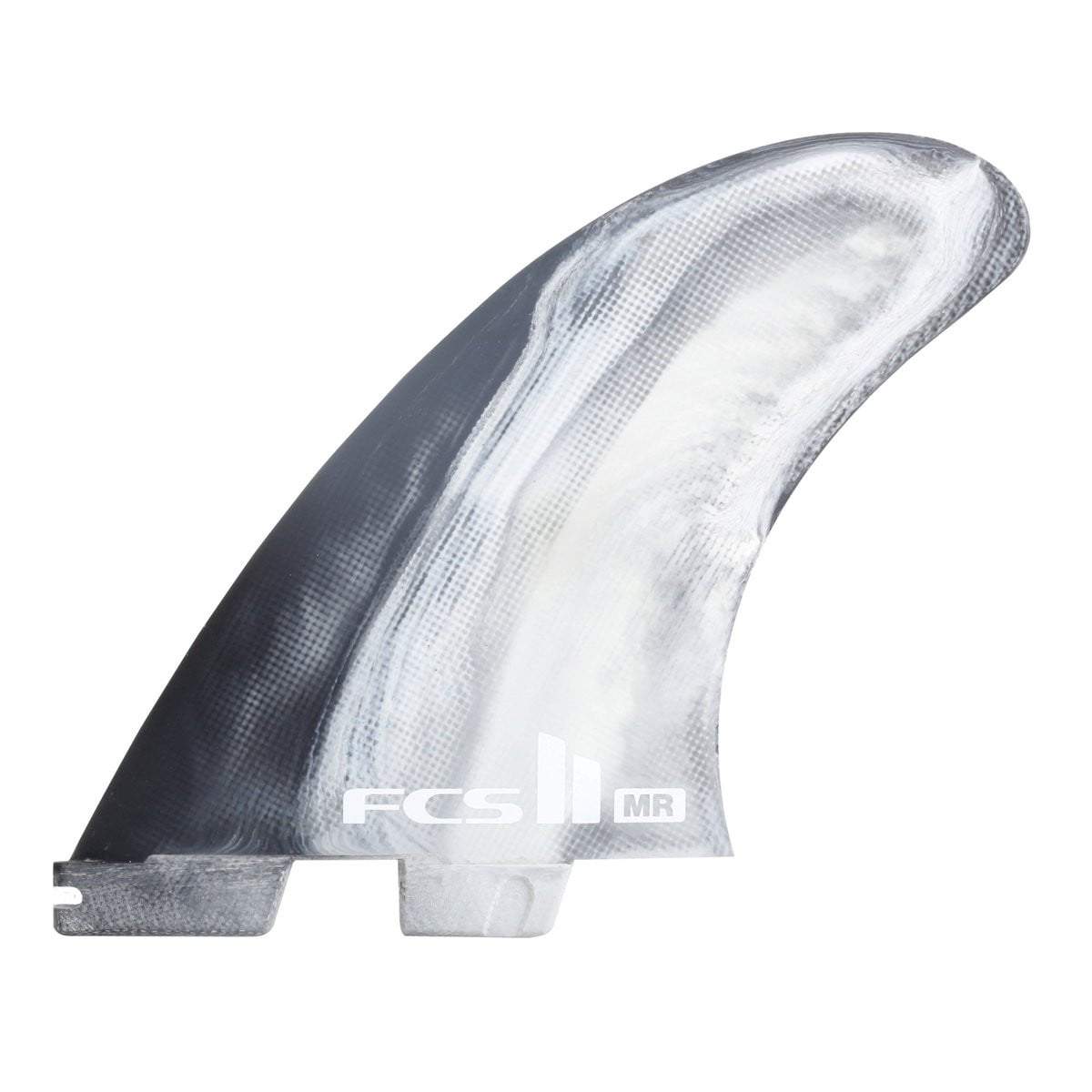 FCS II MR PC XLarge Twin+1 Fins Black-White Swirl Fins FCS