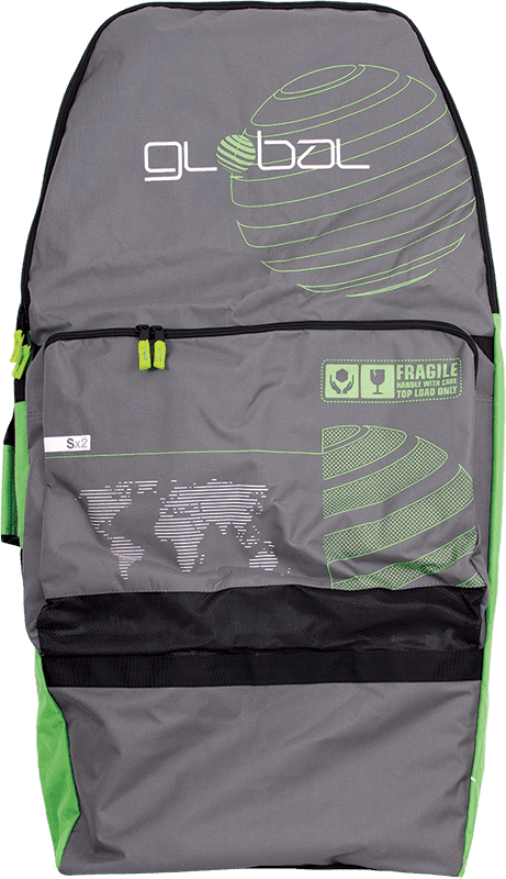 Global S2 Bodyboard Bag Board Bags Alder Grey/Green