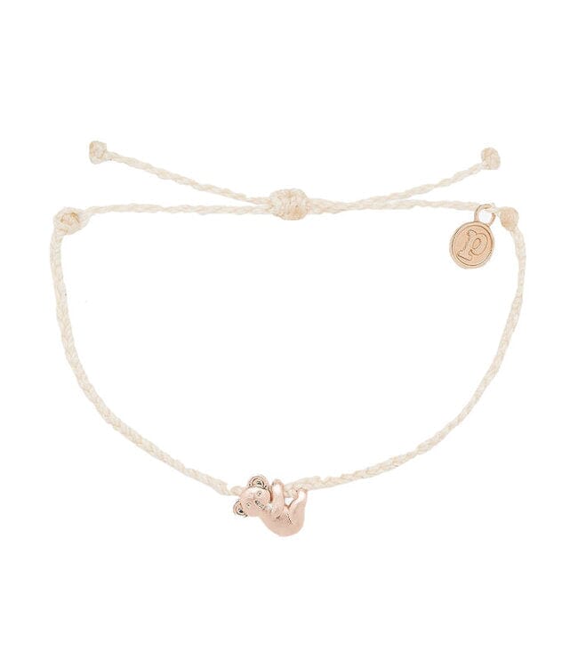 Koala Charm Bracelet - Silver or Rose Gold Jewellery Pura Vida White