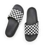 La Costa Slide-On Black Checkerboard Men's Shoes & Flip Flops Vans 