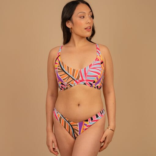 Lana Underwired Bikini Top - Multi Women's Swimsuits & Bikinis Moontide 8C/D