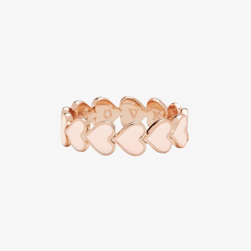 LOVE HEARTS BAND RING Jewellery Pura Vida 6
