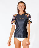 Playabella Relaxed Short + Long Sleeve Rash Vests Women's Rash Vests/Neoprene Tops Rip Curl women Short Sleeve US6/UK8 