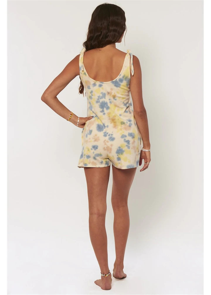 Tie dye romper womens 2025