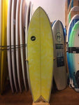 Skindog "The Twin" 5'10" - Yellow Surfboard Skindog Surfboards 