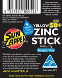 Sun Zapper Yellow Zinc Stick SPF 50+ Sun Cream Sun Zapper 