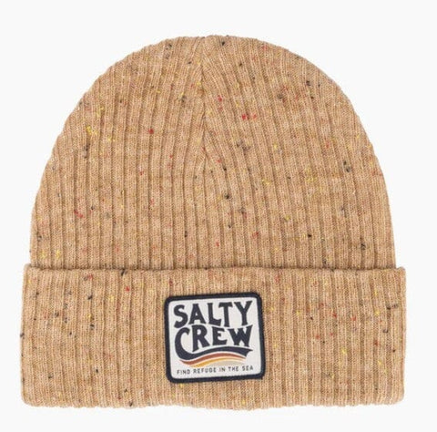 The Wave Beanie - Oatmeal Heather Women's Hats,Caps & Scarves Salty Crew 