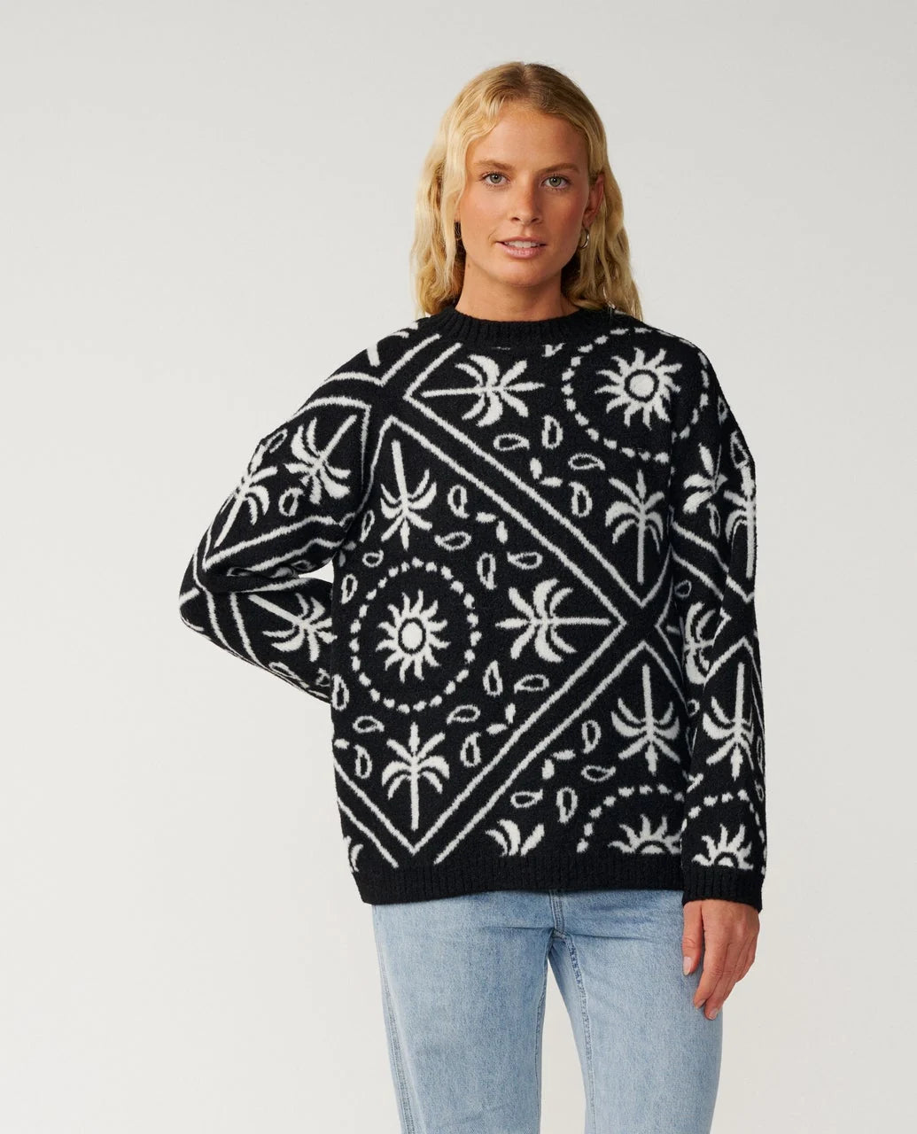 Bossa Nova Bandana Knit Crew