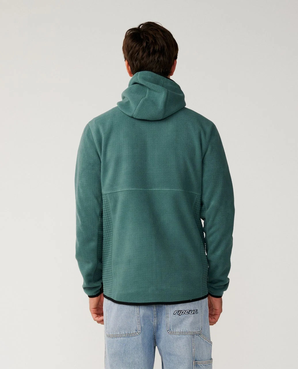 Departed Polar Fleece Zip Through - Muted Green