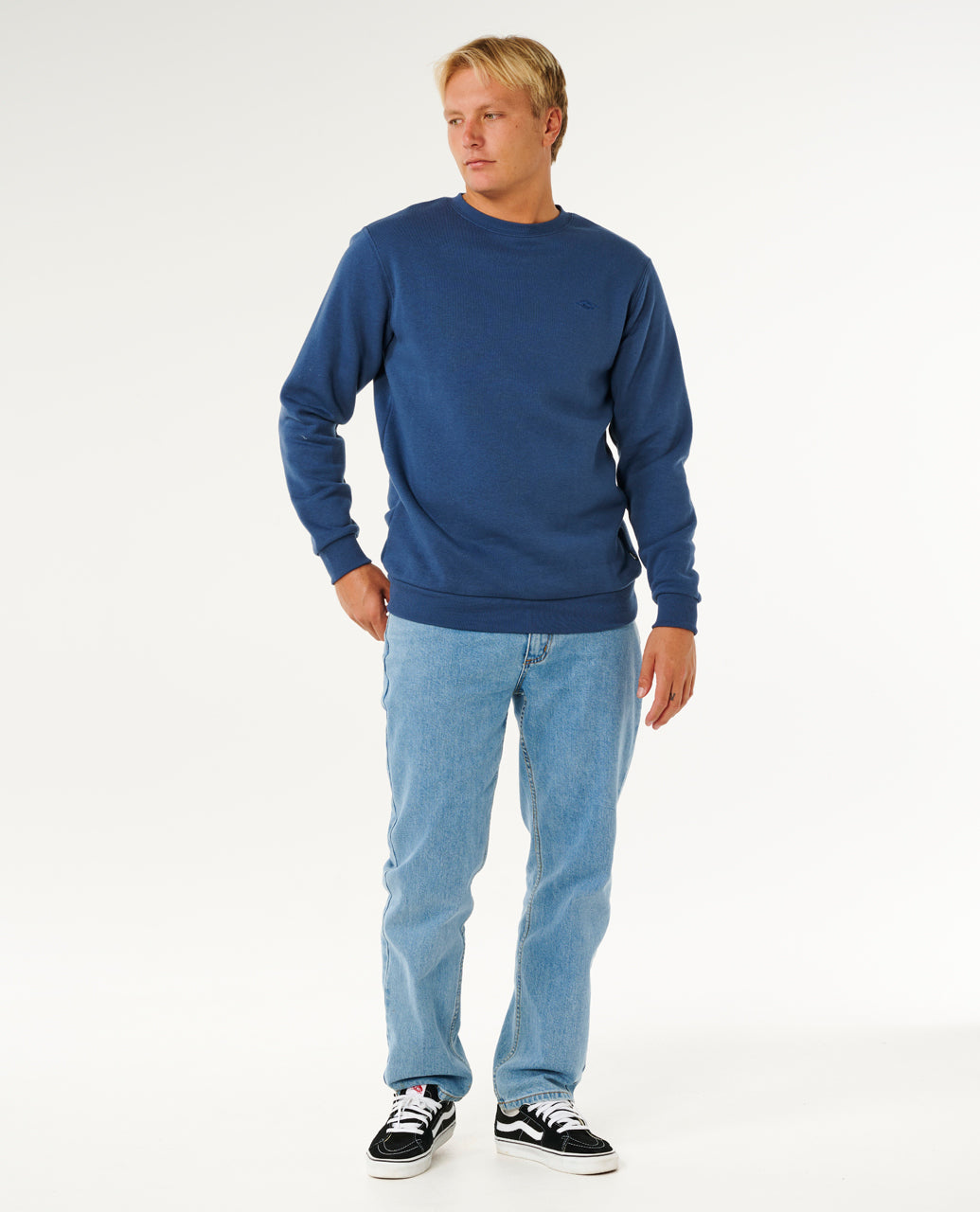 Classic Surf Crew - Light Navy