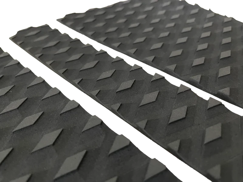 2+1 Flat Traction Pad - Black/Charcoal Deck Grip Firewire 