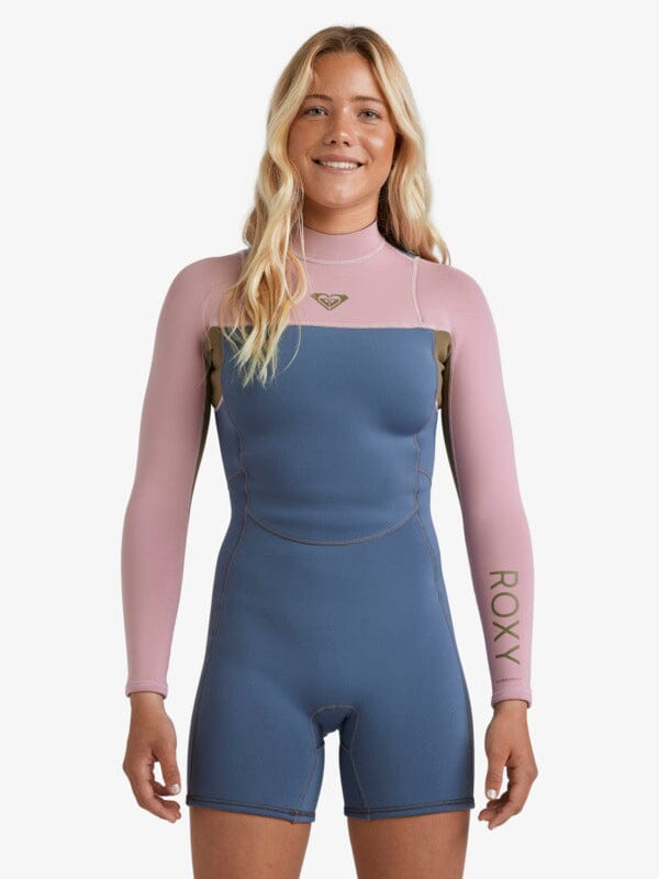 2/2 Prologue + LS Flatlock Spring suit - Ash Women's wetsuits roxy UK8 