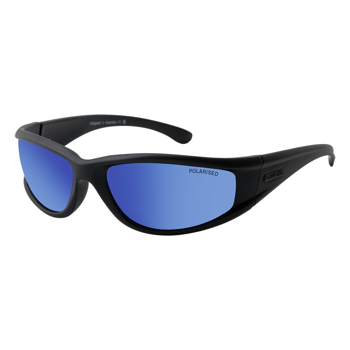 DD Banger - Satin Black - Grey/Blue Polarised