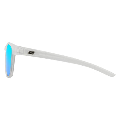 DD Lit - Satin Crystal clear - Grey/Ice Blue Mirror Polarised