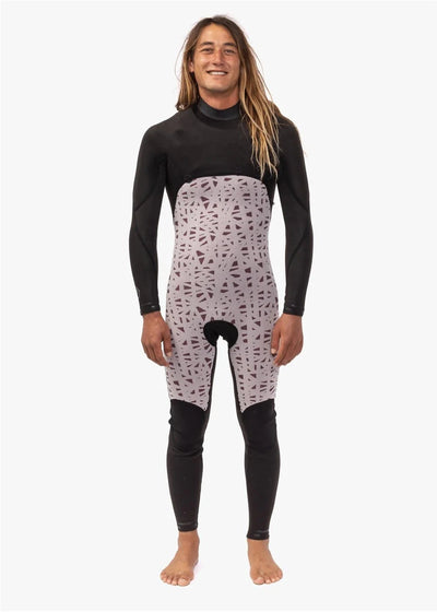 7 Seas 4/3mm Chest Zip - Black (2025) Wetsuits Vissla 