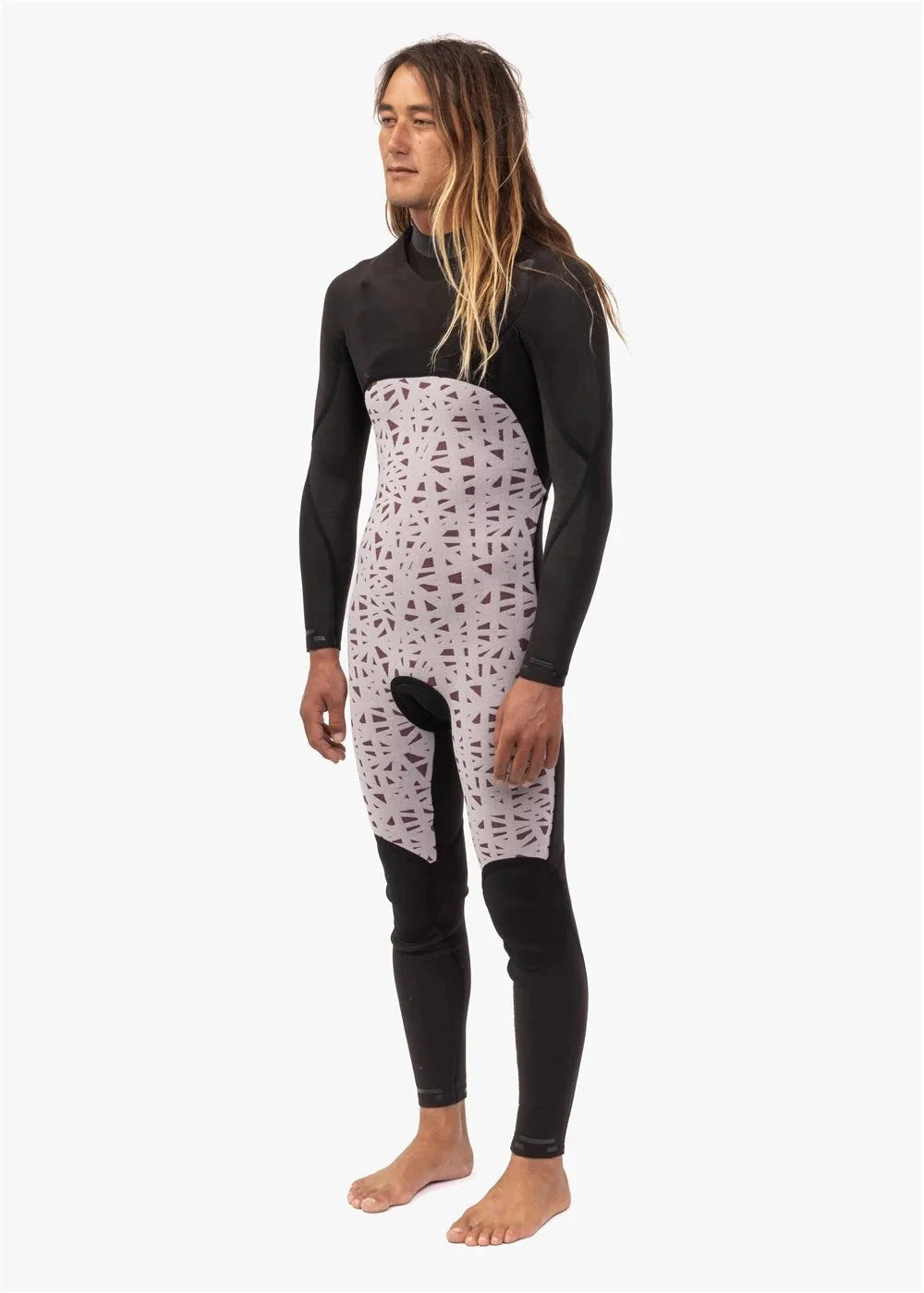 7 Seas 4/3mm Chest Zip - Black (2025) Wetsuits Vissla 