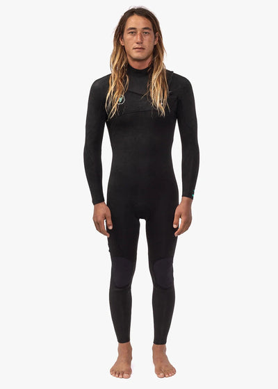 7 Seas 4/3mm Chest Zip - Black (2025) Wetsuits Vissla MS 