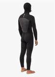 7 Seas 5/4/3 Hooded Chest Zip Wetsuit - Black Wetsuits Vissla 