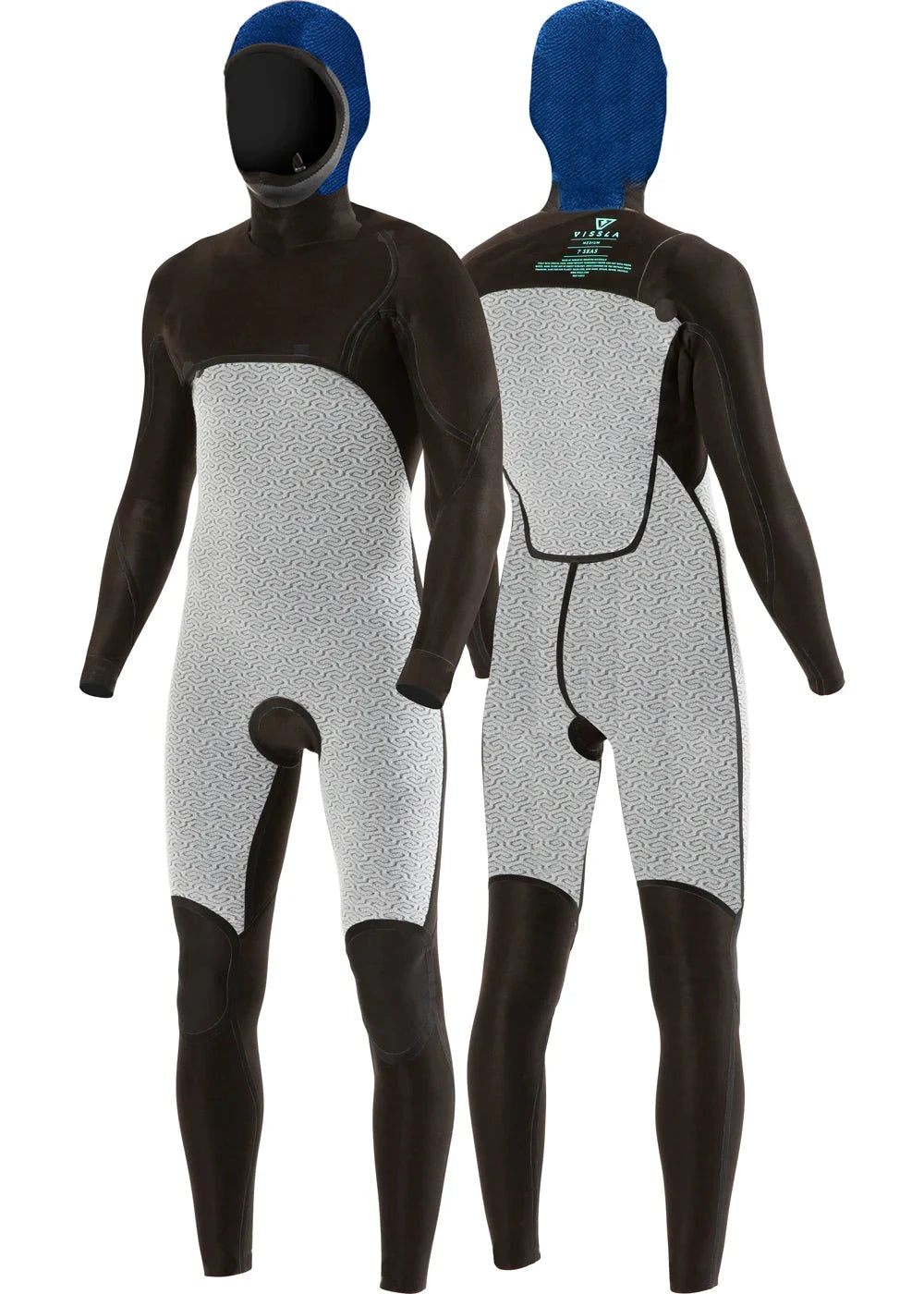7 Seas 5/4/3mm Hooded - Phantom (2025) Children's Wetsuits Vissla 