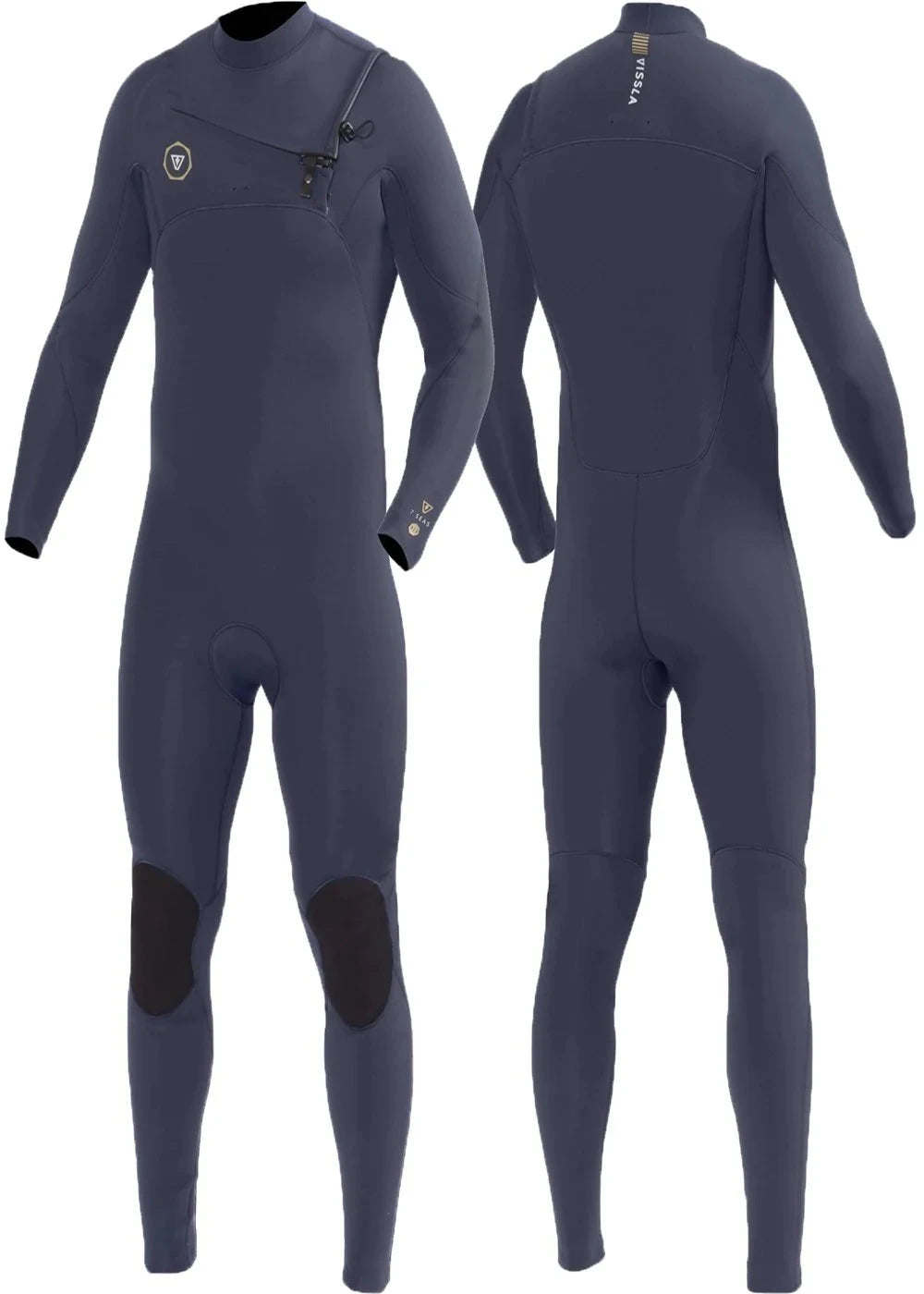 7 Seas 5/4mm Chest Zip - Dark Slate Wetsuits Vissla 