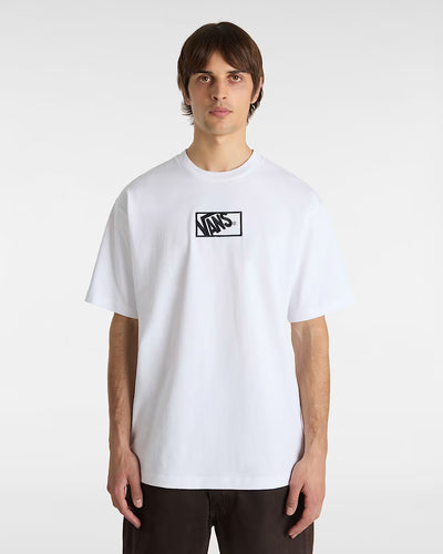 Blocked Box Tee - White