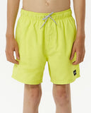 Offset Volley Short Boy - Neon Lime