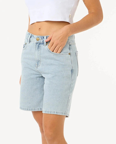 Aggie Relaxed Denim Short - Vintage Blue Women's Shorts & Boardshorts Rip Curl Women 