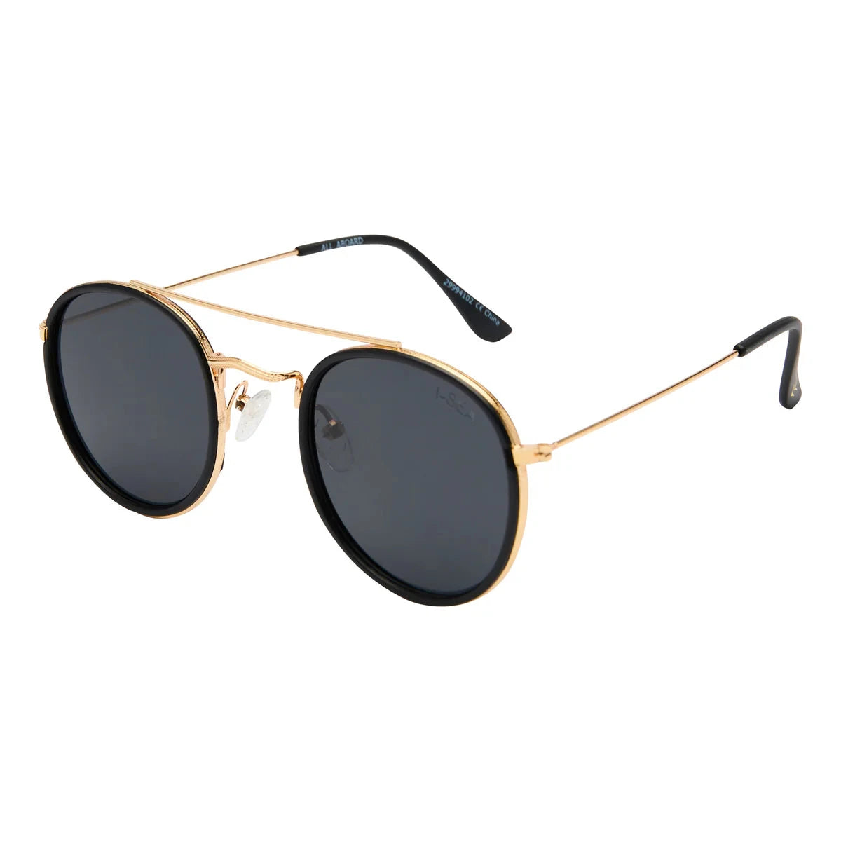 All Aboard - Black/Smoke Sunglasses I-Sea 