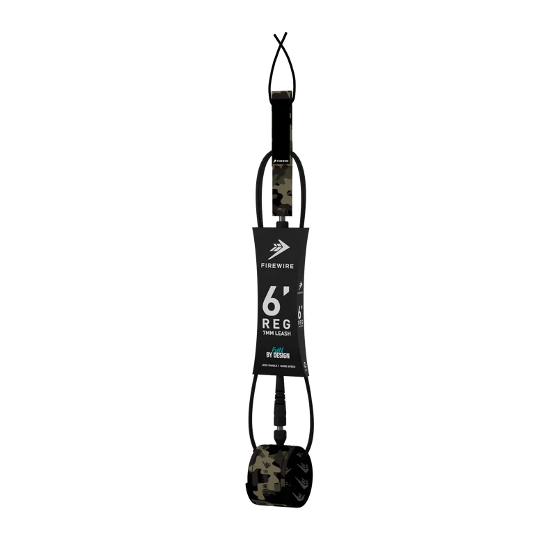 All Day 7mm 6' - camo Leashes Firewire 
