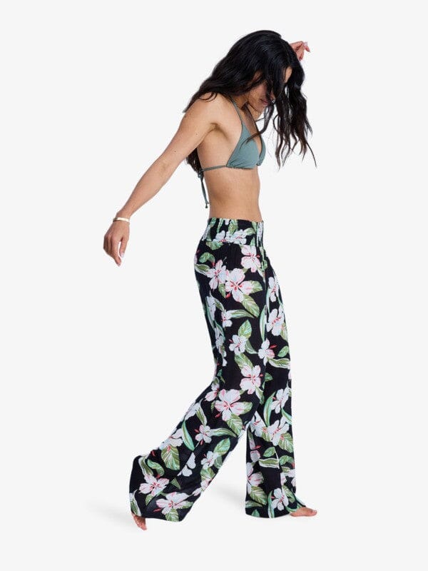 Along the Sunset Beach Trousers - Anthracite Spring Charming Women's Jeans & Trousers Roxy 