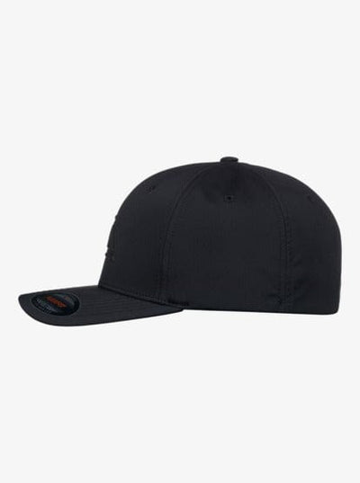 Amped Up Flexfit Cap - Black (L/XL) Men's Hats,Caps&Beanies Quiksilver 