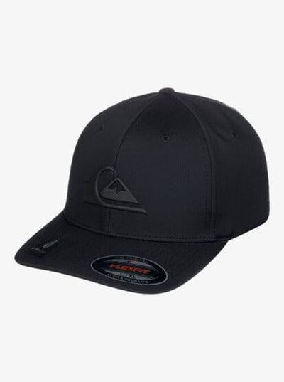 Amped Up Flexfit Cap - Black (L/XL) Men's Hats,Caps&Beanies Quiksilver 