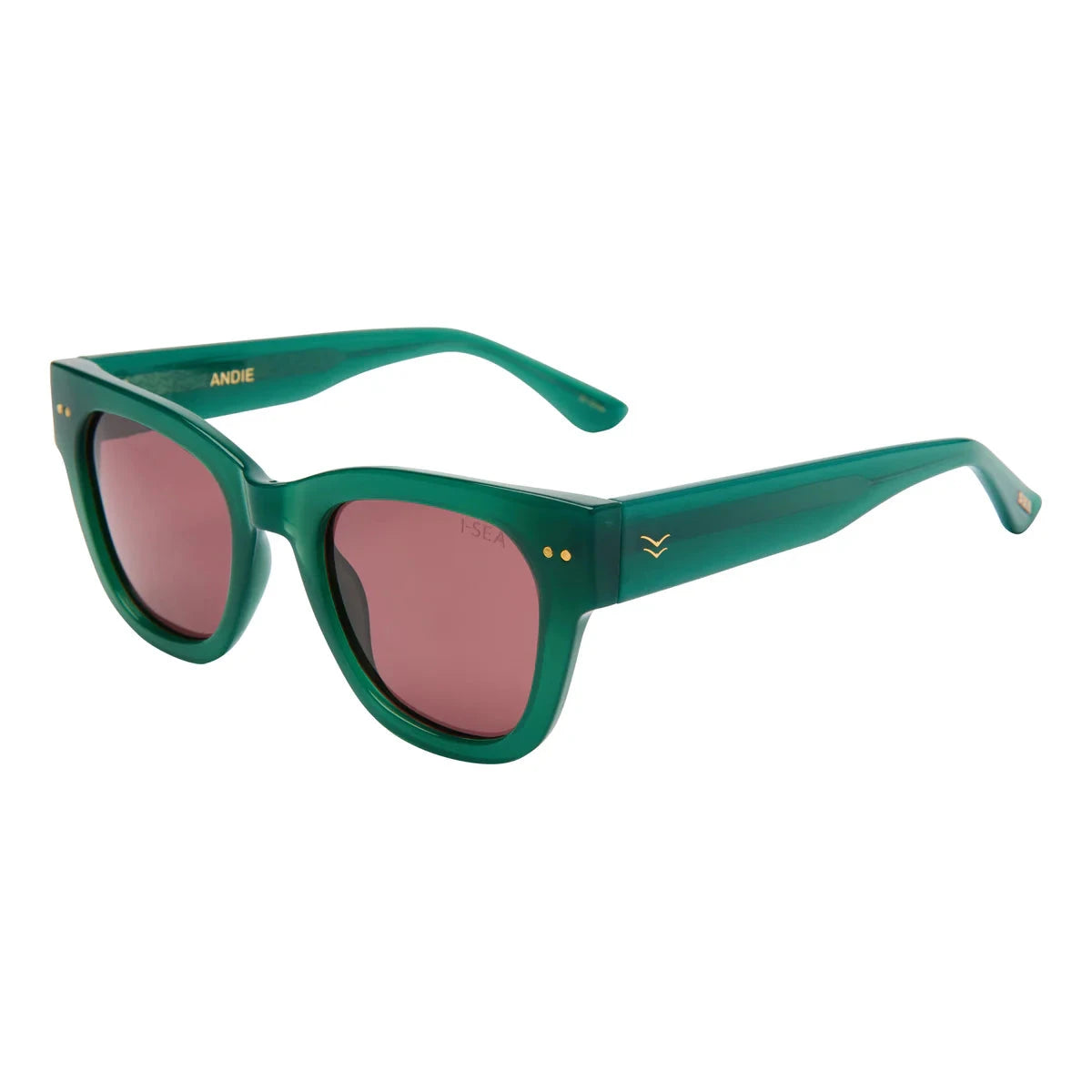 Andie - Kale/Plum Sunglasses I-Sea 