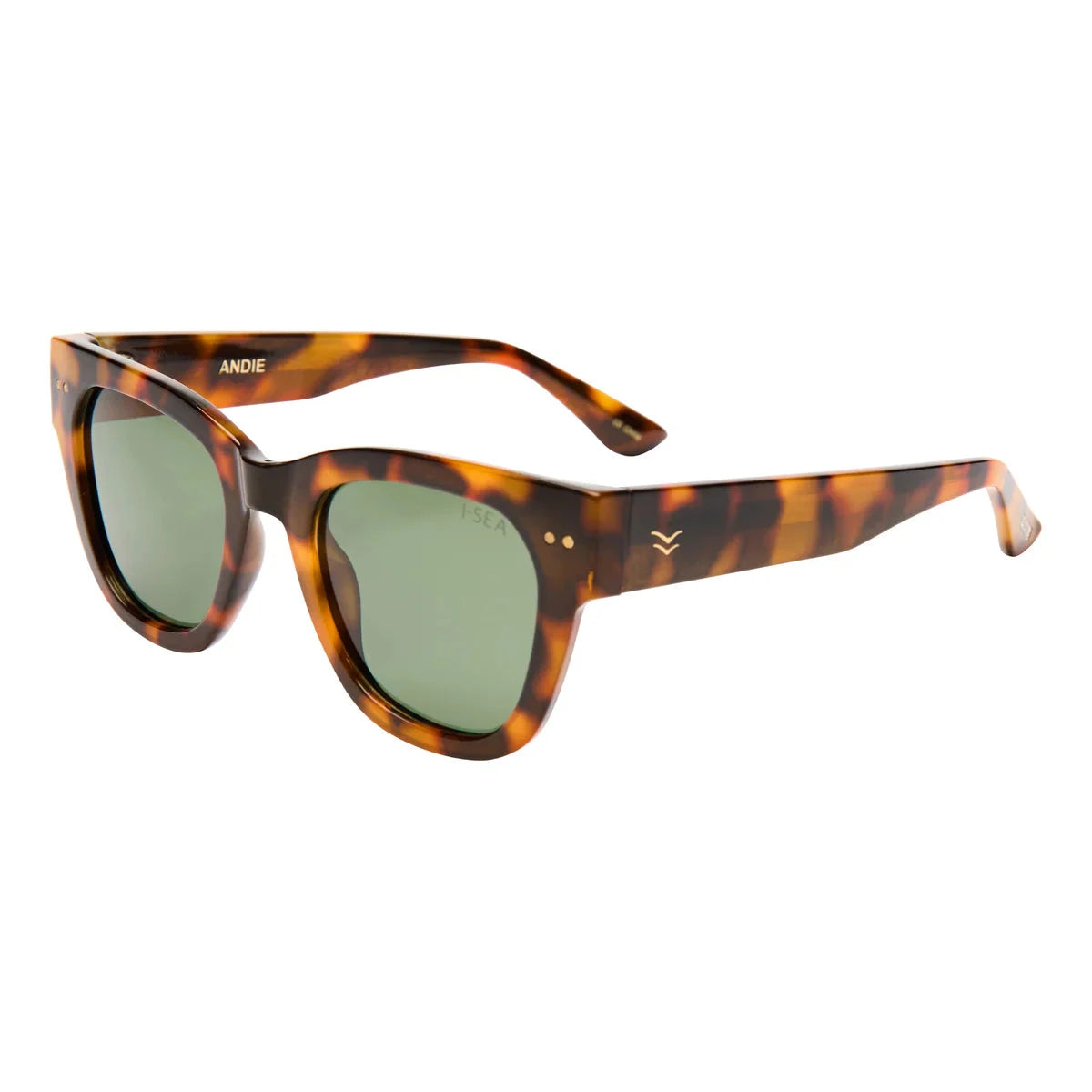 Andie - Tort/Green Sunglasses I-Sea 